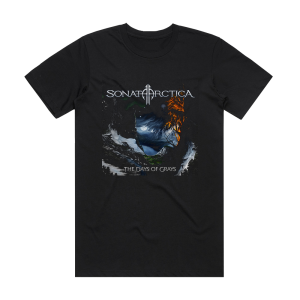 Sonata Arctica The Days Of Grays Album Cover T-Shirt Black