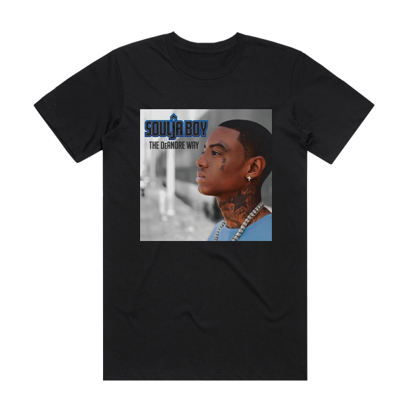 Soulja Boy Tell Em The Deandre Way Album Cover T-Shirt Black