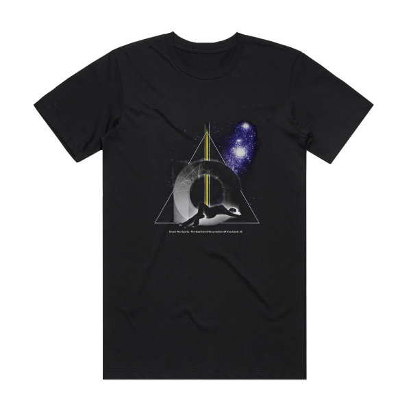 Seven That Spells The Death And Resurrection Of Krautrock Io Album Cover T-Shirt Black