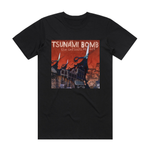 Tsunami Bomb The Definitive Act Album Cover T-Shirt Black