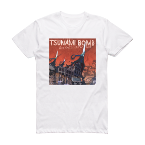 Tsunami Bomb The Definitive Act Album Cover T-Shirt White