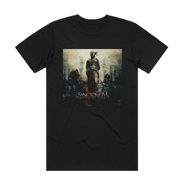 Sanctorium The Depths Inside Album Cover T-Shirt Black