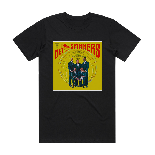 The Spinners The Detroit Spinners Album Cover T-Shirt Black