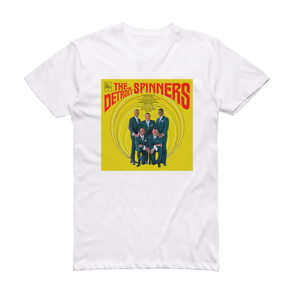 The Spinners The Detroit Spinners Album Cover T-Shirt White