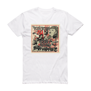 Thee Merry Widows The Devils Outlaws Album Cover T-Shirt White