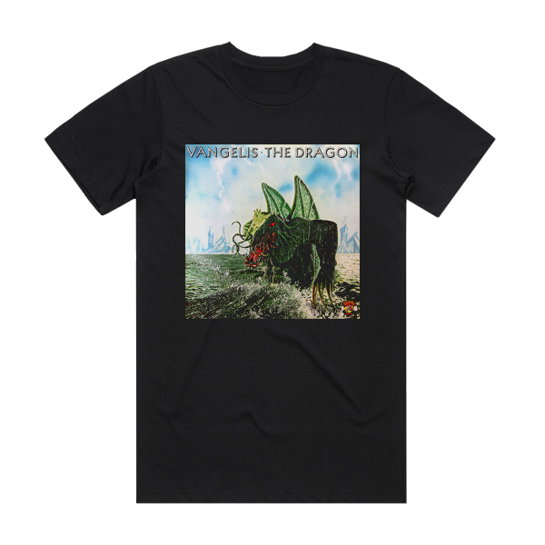 Vangelis The Dragon Album Cover T-Shirt Black