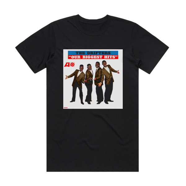 The Drifters The Drifters 1 Album Cover T-Shirt Black