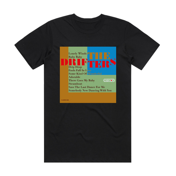 The Drifters The Drifters 2 Album Cover T-Shirt Black