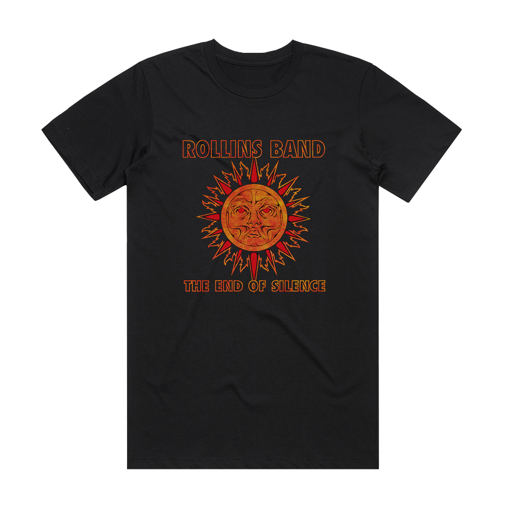 Rollins Band The End Of Silence Album Cover T-Shirt Black – ALBUM COVER ...