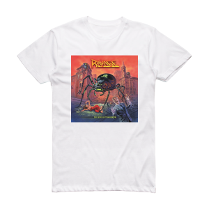 Ravage The End Of Tomorrow Album Cover T-Shirt White