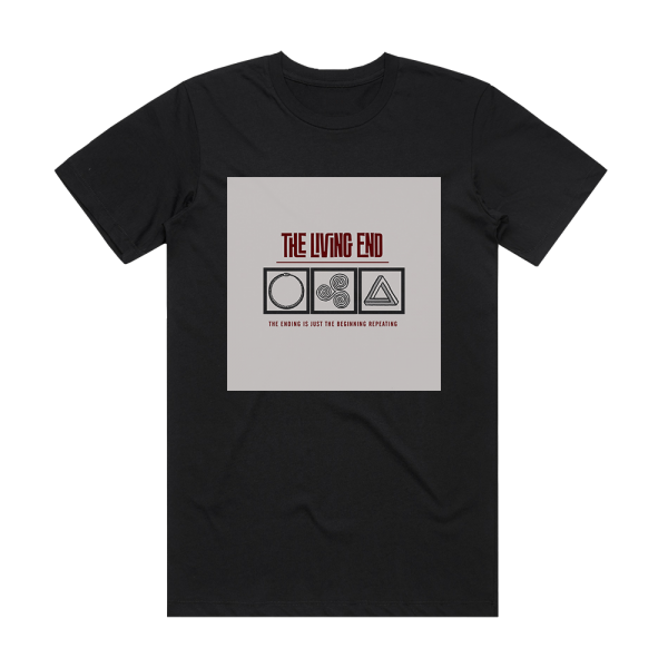 The Living End The Ending Is Just The Beginning Repeating Album Cover T-Shirt Black