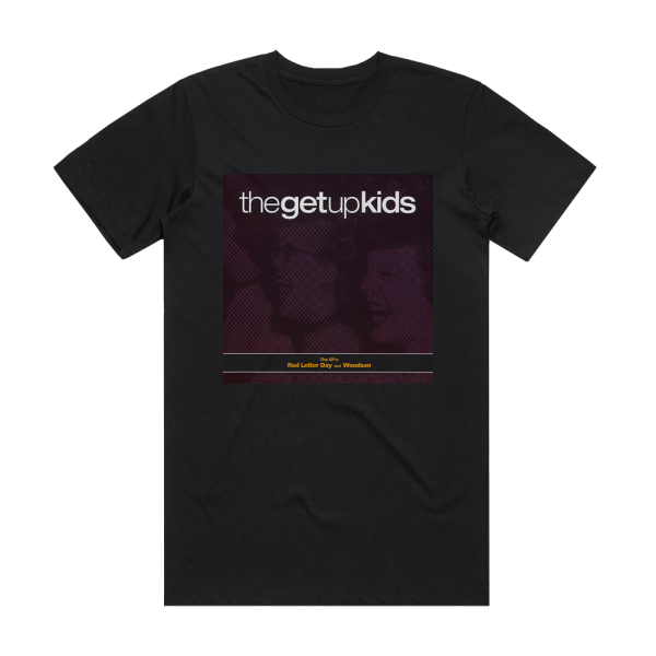 The Get Up Kids The Eps Red Letter Day And Woodson Album Cover T-Shirt Black