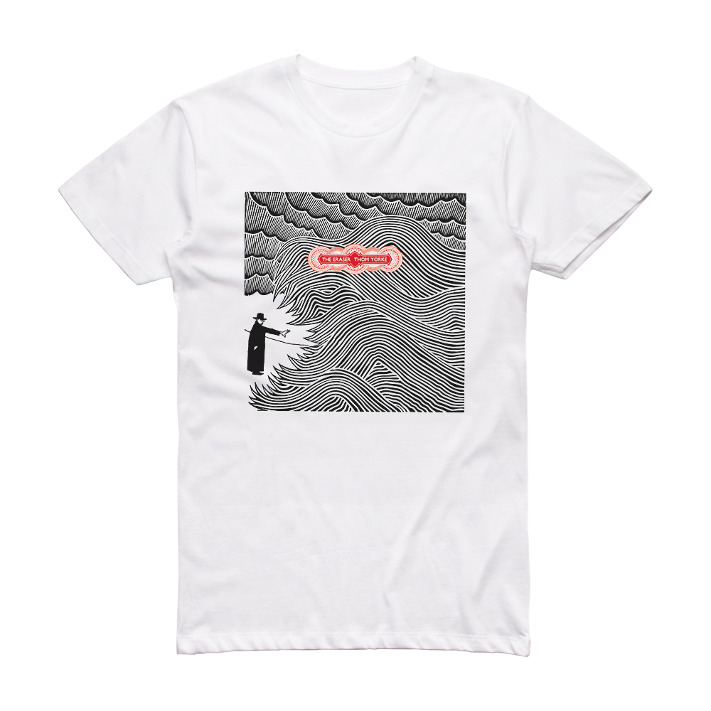 Thom Yorke The Eraser Album Cover TShirt White ALBUM COVER TSHIRTS