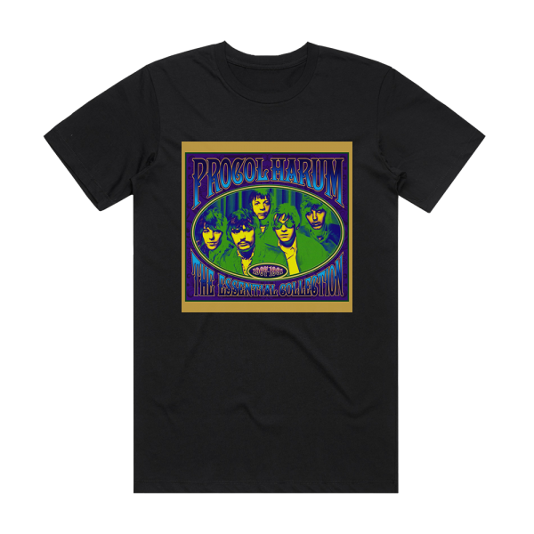 Procol Harum The Essential Collection 19671991 Album Cover T-Shirt Black