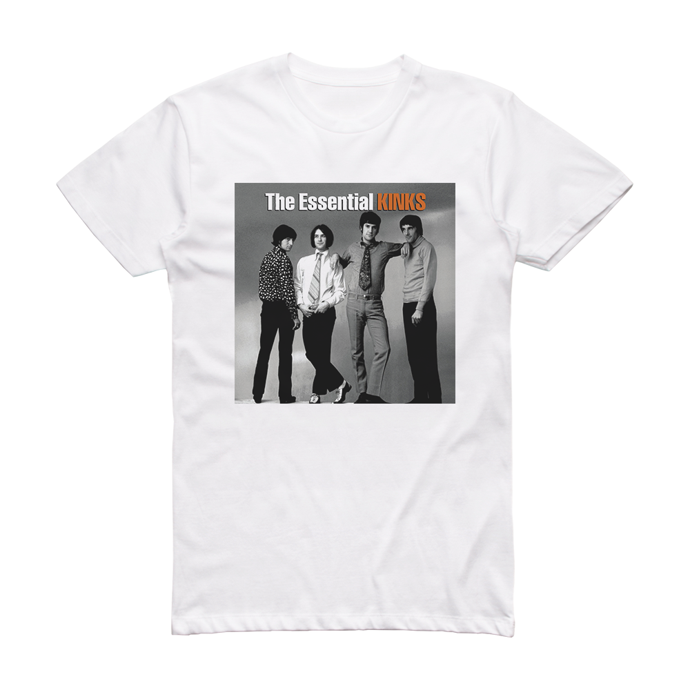The Kinks The Essential Kinks Album Cover T-Shirt White – ALBUM COVER T ...