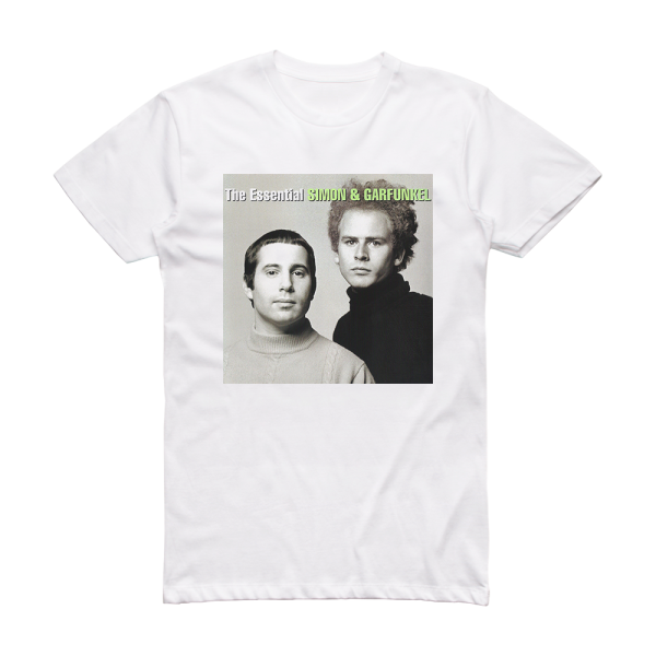 Simon and Garfunkel The Essential Simon Garfunkel Album Cover T-Shirt White