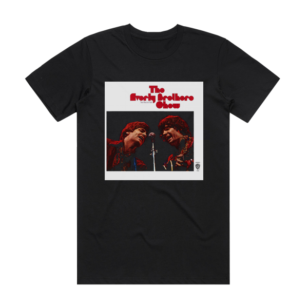 The Everly Brothers The Everly Brothers Show Album Cover T-Shirt Black