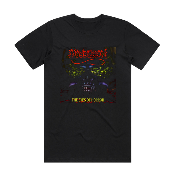 Possessed The Eyes Of Horror Album Cover T-Shirt Black