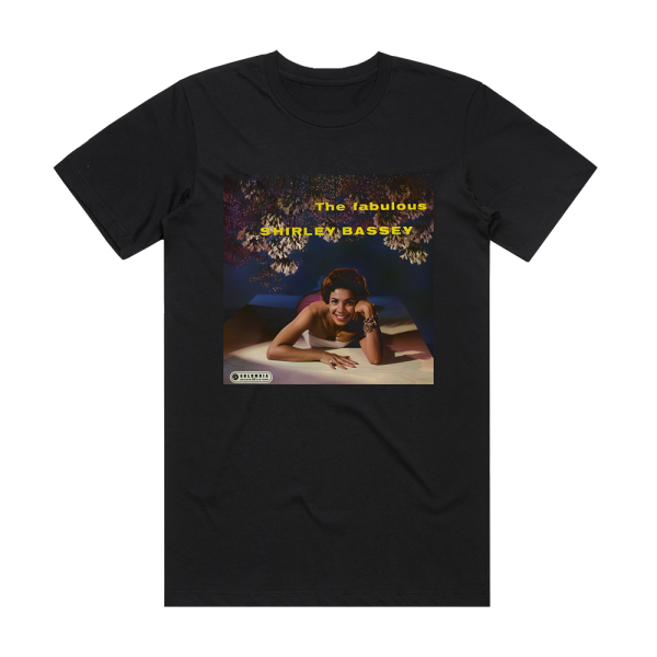 Shirley Bassey The Fabulous Shirley Bassey Album Cover T-Shirt Black