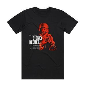 Sidney Bechet The Fabulous Sidney Bechet Album Cover T-Shirt Black