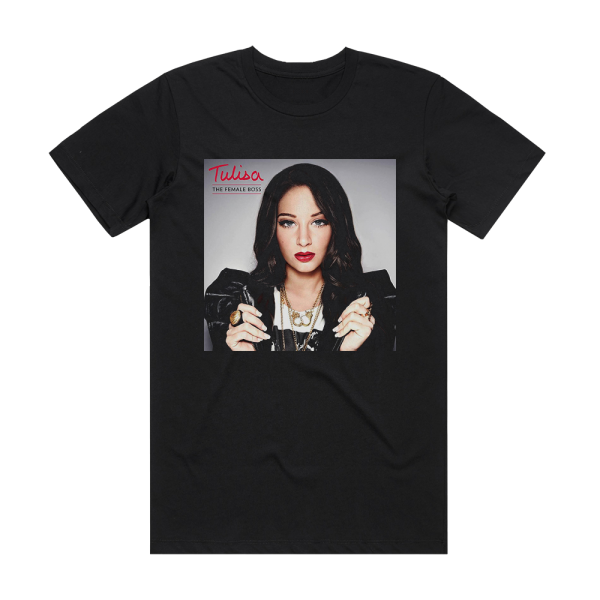 Tulisa The Female Boss Album Cover T-Shirt Black