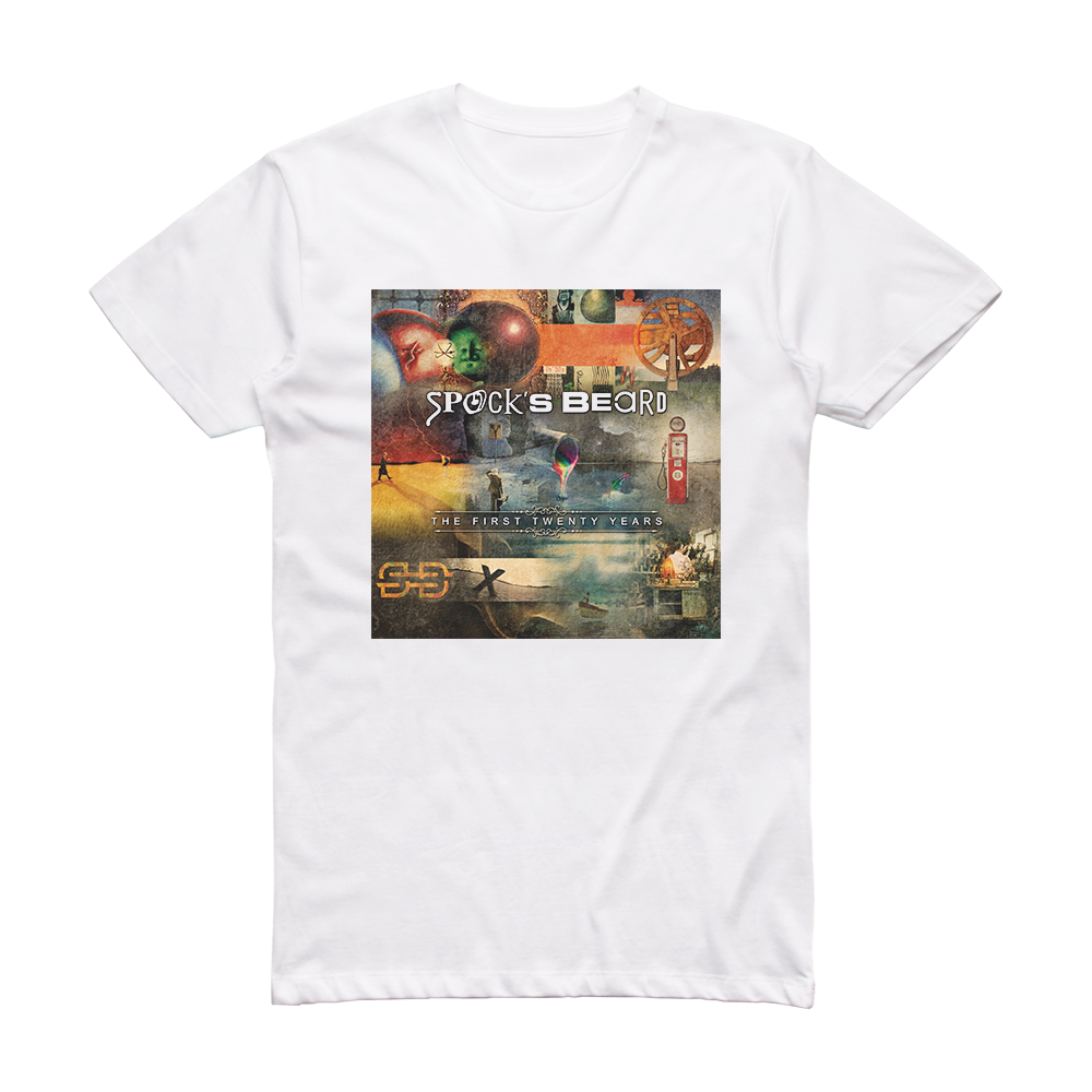 Spock’s Beard The First Twenty Years Album Cover T-Shirt White – ALBUM ...