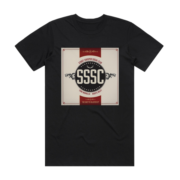 Street Sweeper Social Club The Ghetto Blaster Ep Album Cover T-Shirt Black