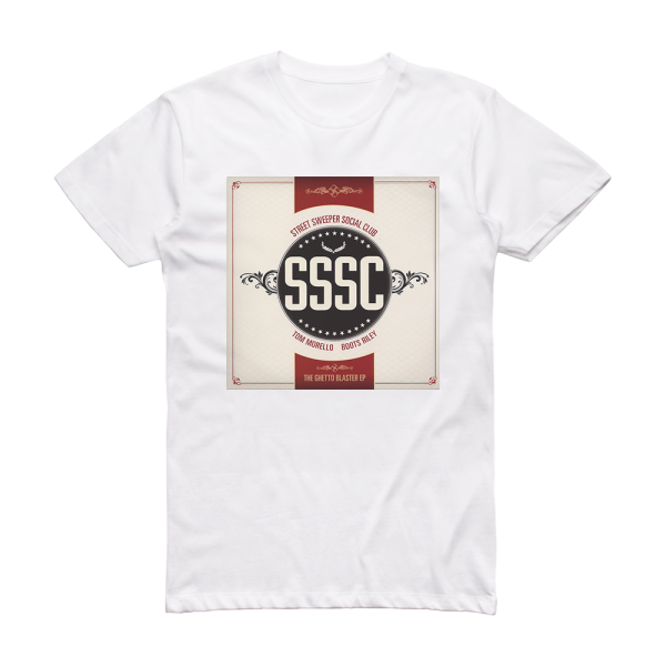 Street Sweeper Social Club The Ghetto Blaster Ep Album Cover T-Shirt White