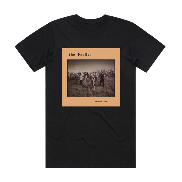 The Feelies The Good Earth Album Cover T-Shirt Black