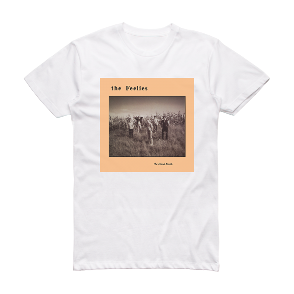 The Feelies The Good Earth Album Cover T-Shirt White