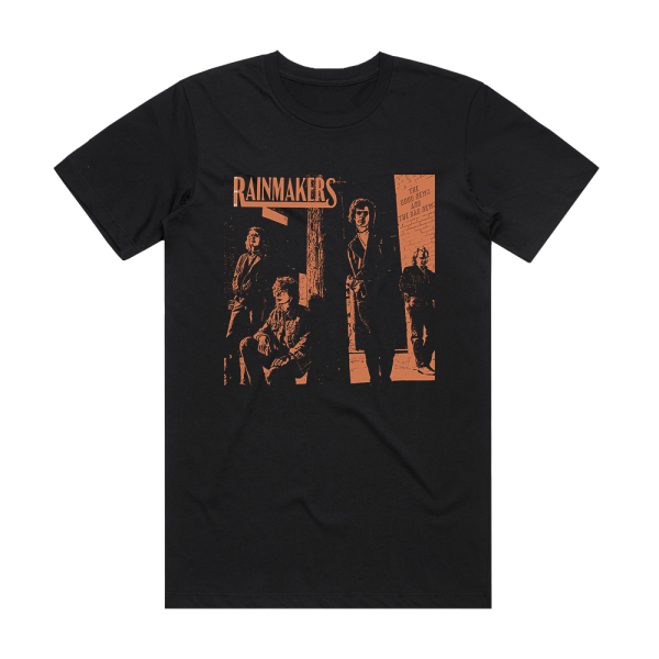 The Rainmakers The Good News And The Bad News Album Cover T-Shirt Black