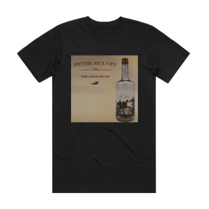 Peter Mulvey The Good Stuff Album Cover T-Shirt Black