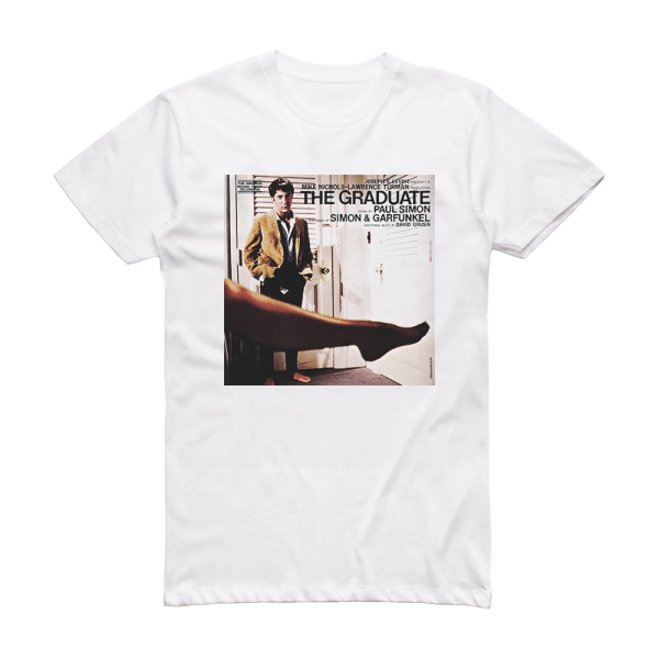 Simon and Garfunkel The Graduate Album Cover T-Shirt White