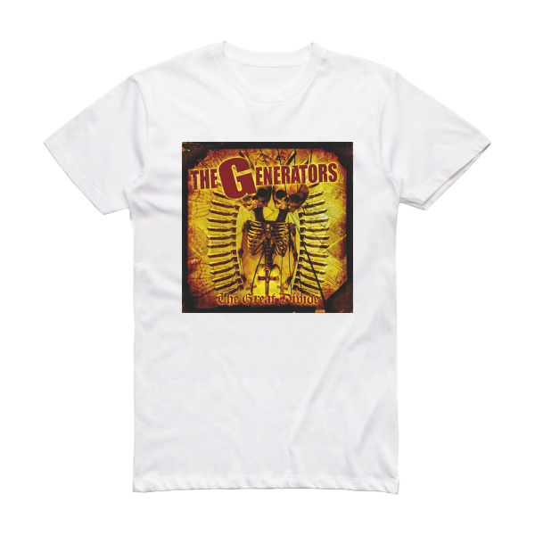 The Generators The Great Divide Album Cover T-Shirt White