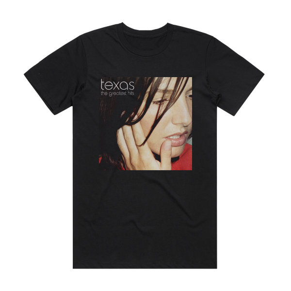 Texas The Greatest Hits Album Cover T-Shirt Black