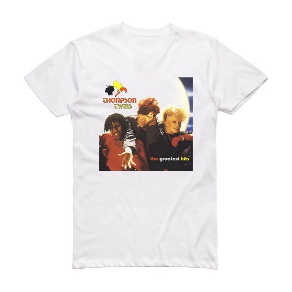 Thompson Twins The Greatest Hits Album Cover T-Shirt White