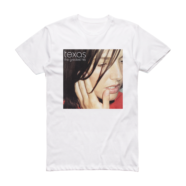 Texas The Greatest Hits Album Cover T-Shirt White