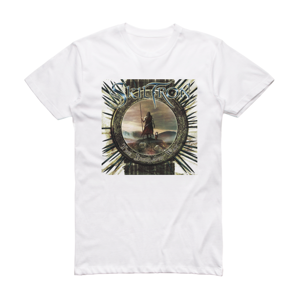 Skiltron The Highland Way Album Cover T-Shirt White