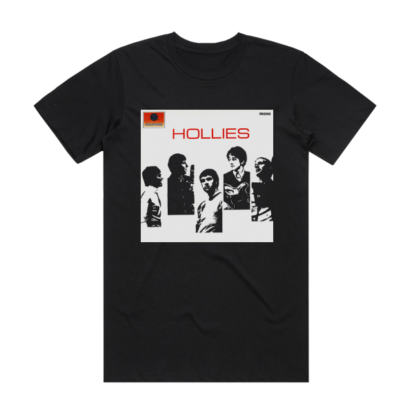 The Hollies The Hollies 1 Album Cover T-Shirt Black