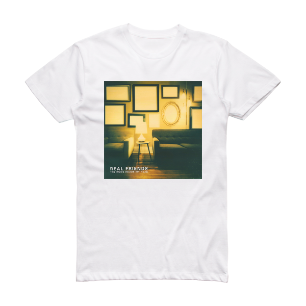 Real Friends The Home Inside My Head Album Cover T-Shirt White