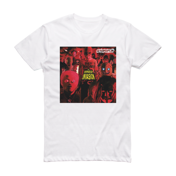 Stupeflip The Hypnoflip Invasion Album Cover T-Shirt White