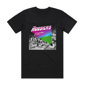 The Hoosiers The Illusion Of Safety Album Cover T-Shirt Black