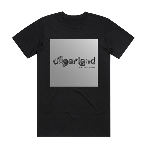 Sugarland The Incredible Machine Album Cover T-Shirt Black