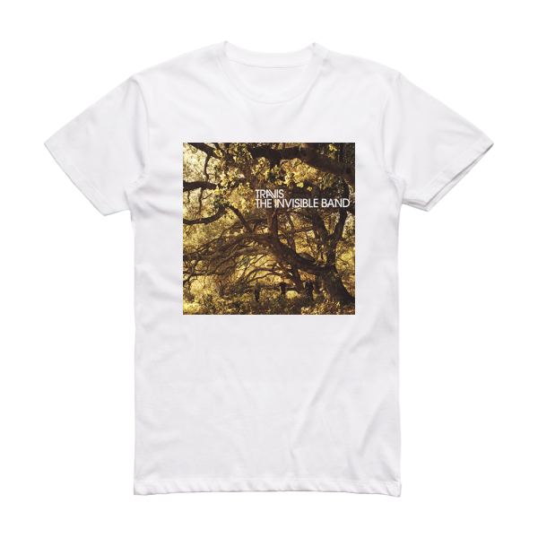 Travis The Invisible Band Album Cover T-Shirt White