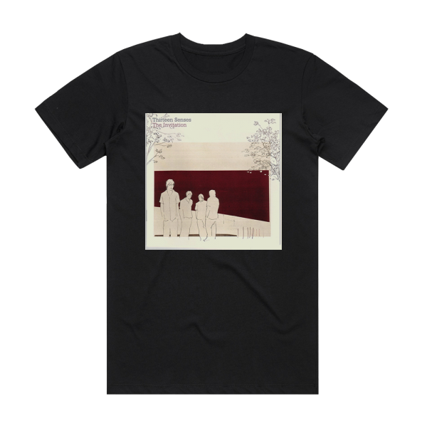 Thirteen Senses The Invitation Album Cover T-Shirt Black