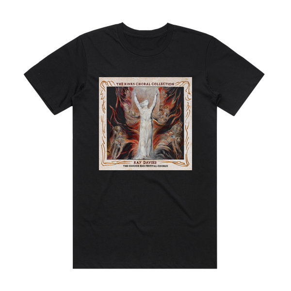 Ray Davies and The Crouch End Festival Chorus The Kinks Choral Collection Album Cover T-Shirt Black