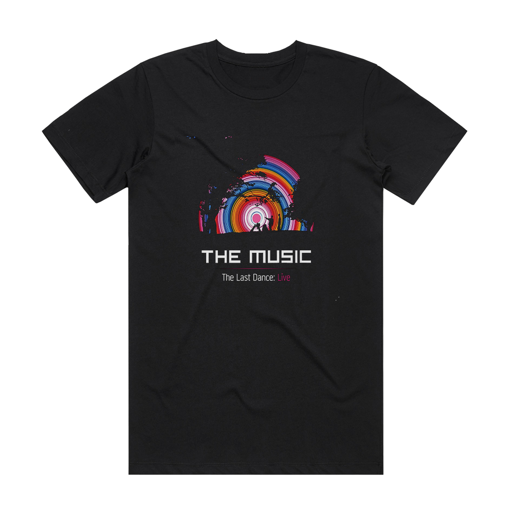 The Music The Last Dance Live Album Cover T-Shirt Black – ALBUM