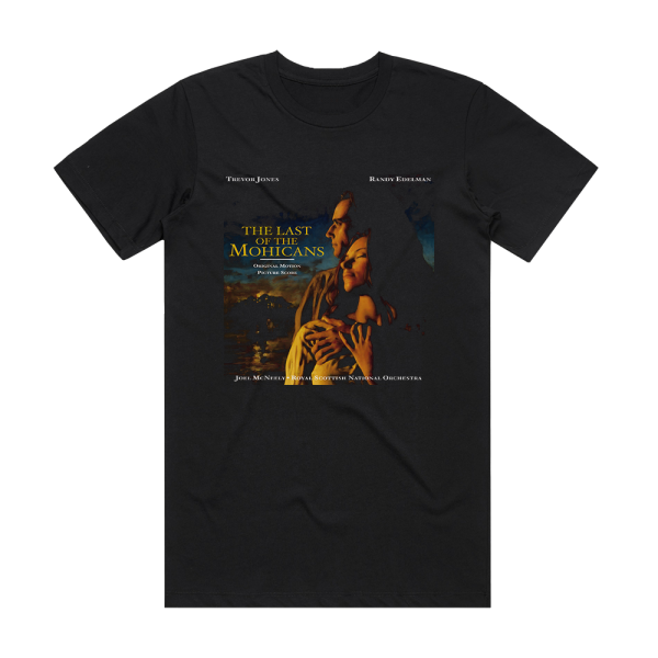 Trevor Jones The Last Of The Mohicans Album Cover T-Shirt Black