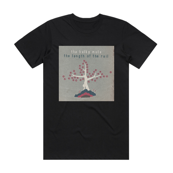 The Balky Mule The Length Of The Rail Album Cover T-Shirt Black