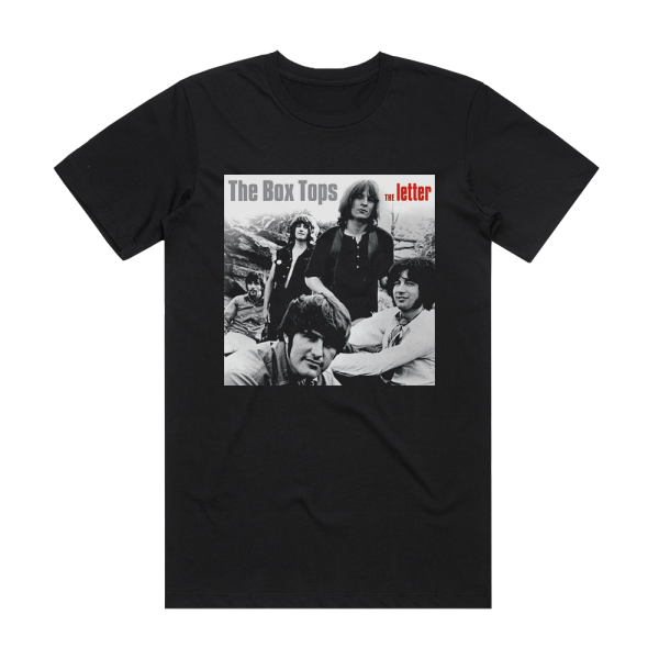 The Box Tops The Letter Album Cover T-Shirt Black